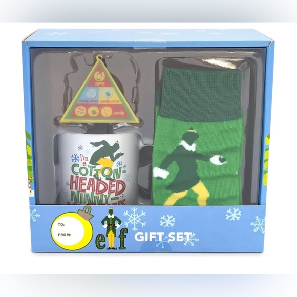 Buddy the efl gift set mug socks ornament new in box christmas movie nwt - Picture 2 of 9